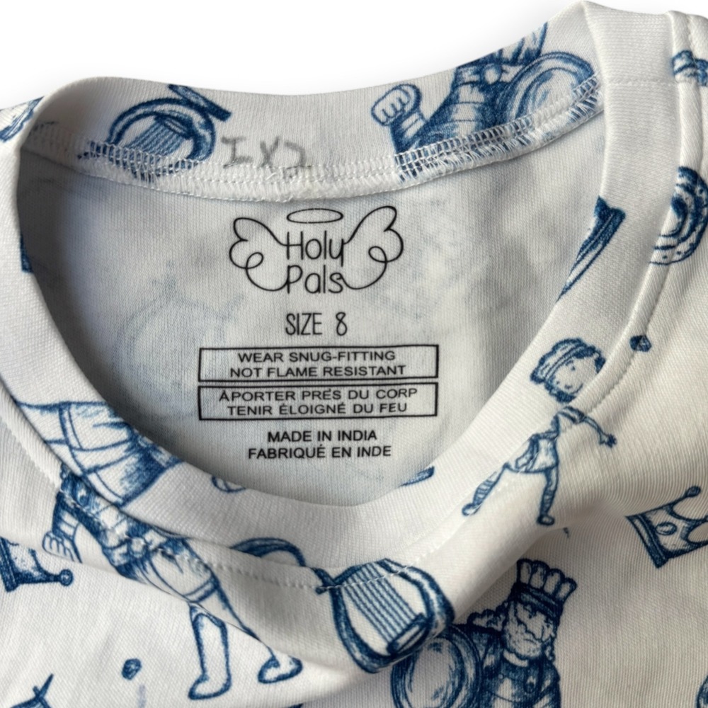 NWT Holy Pals Kids Size 8 David and Goliath Pajama Set - Picture 4 of 8